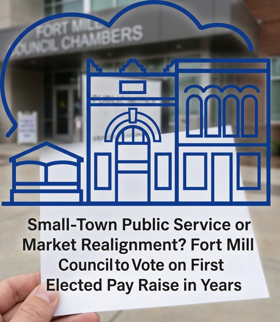 Small-Town Public Service or Market Realignment? Fort Mill Council to Vote on First Elected Pay Raise in Years