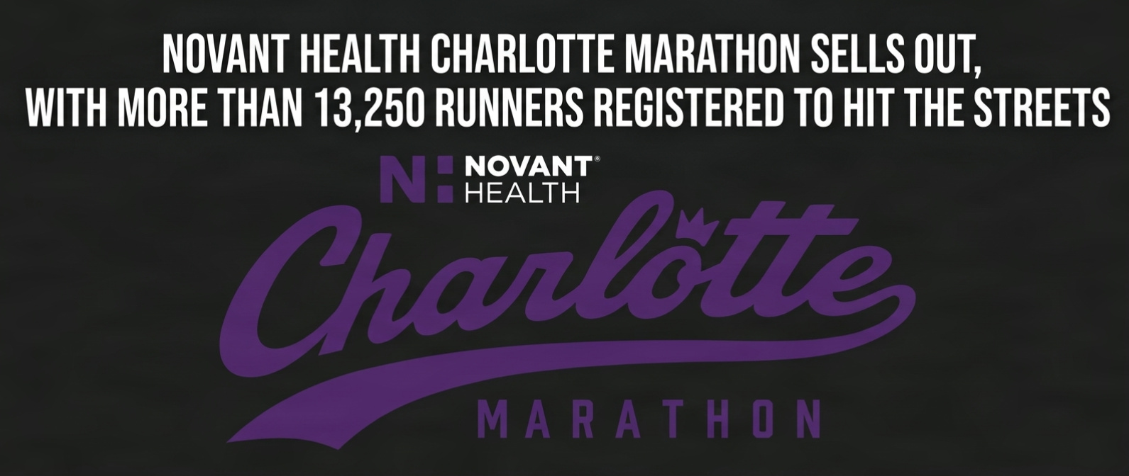 More Than 13,250 Runners Registered to Hit the Streets For Charlotte Marathon